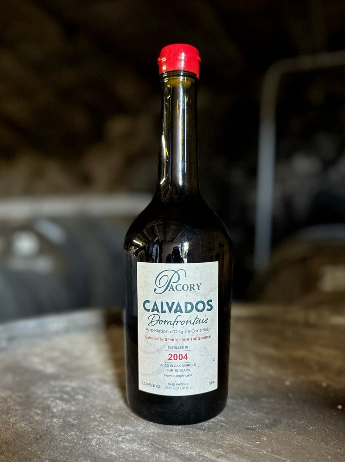 Calvados Pacory, 2004 Vintage