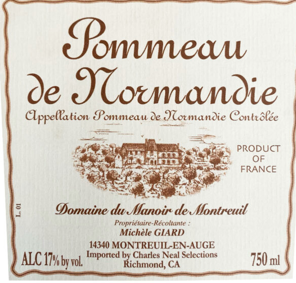 Manoir du Montreuil Pommeau de Normandie