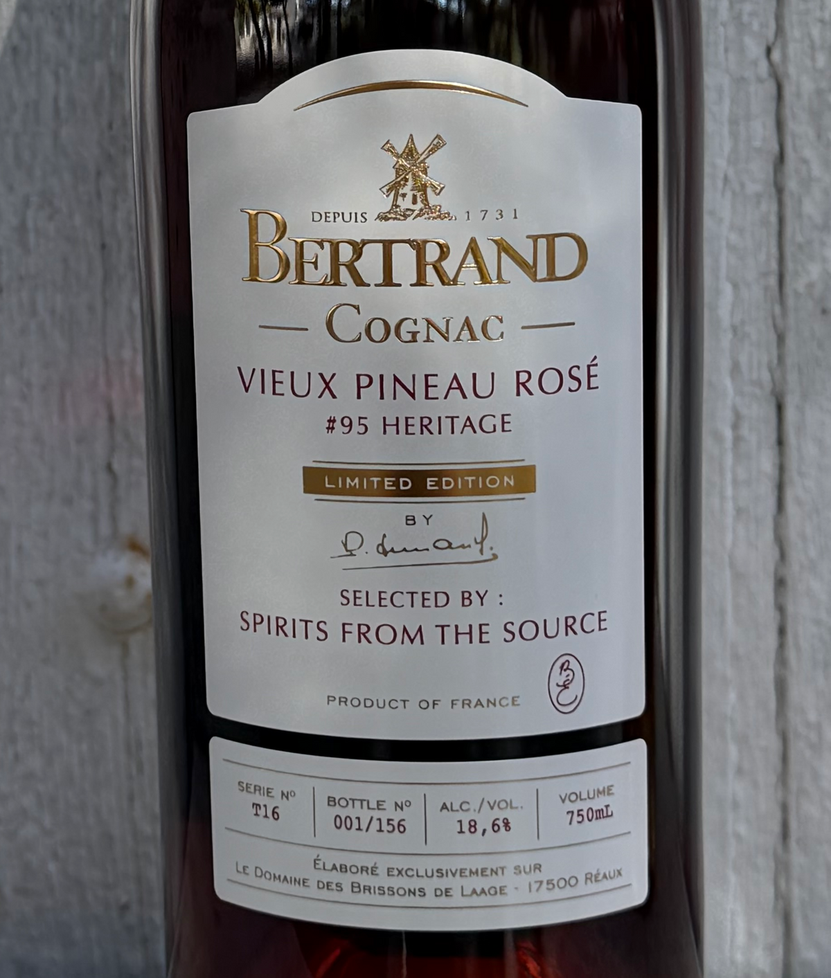 Vieux Pineau Rosé "95 Heritage" — Spirits from the Source Selection